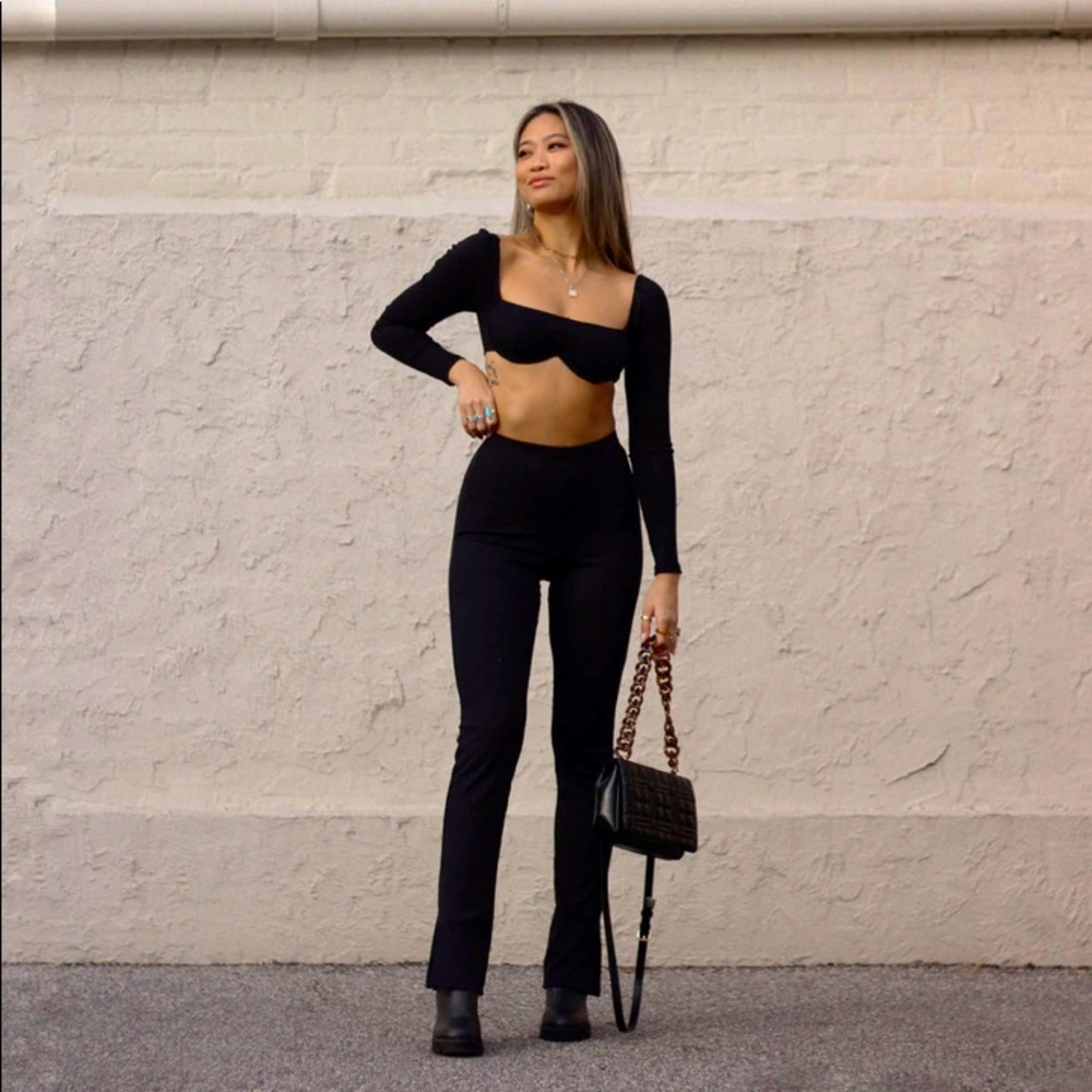 Vestique Walk It Out Pant Black size large NWT